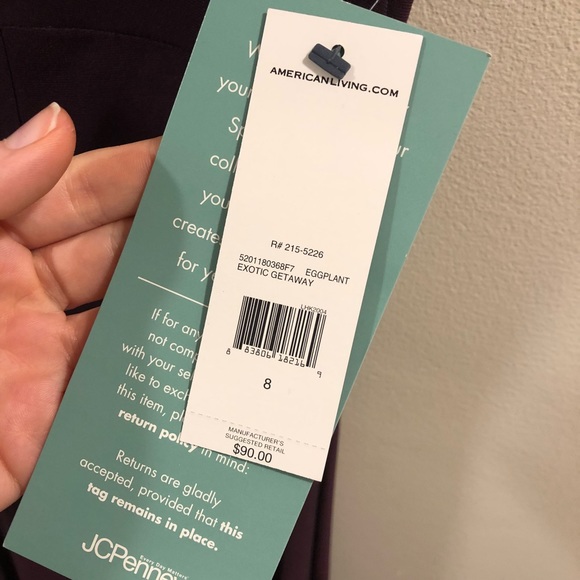 Purple dress size 8 - Picture 2 of 7